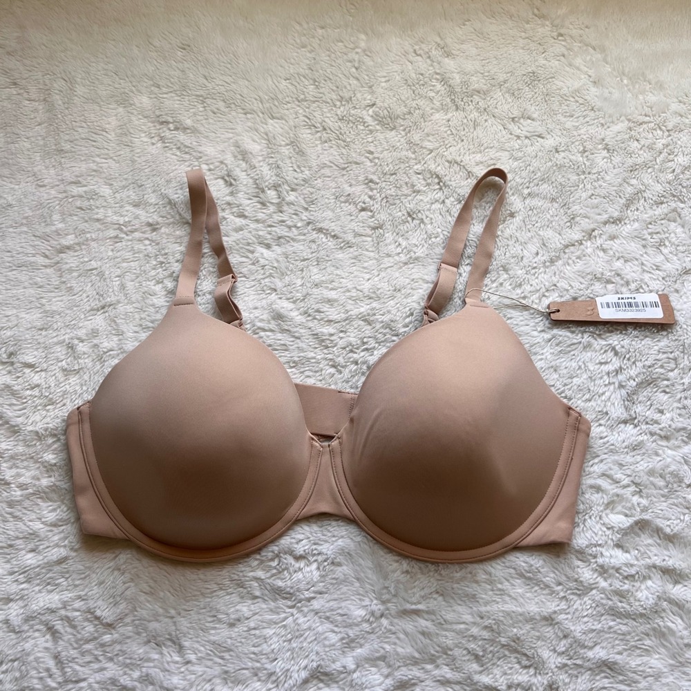 SKIMS Womens Fits Everybody T-Shirt Bra Clay BR-UWR-2294 Underwire Size 40C NWT